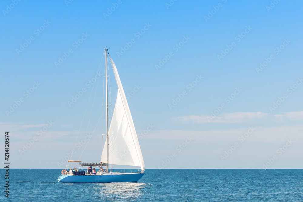 sailboat in the sea,