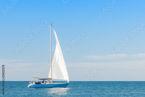 sailboat in the sea,