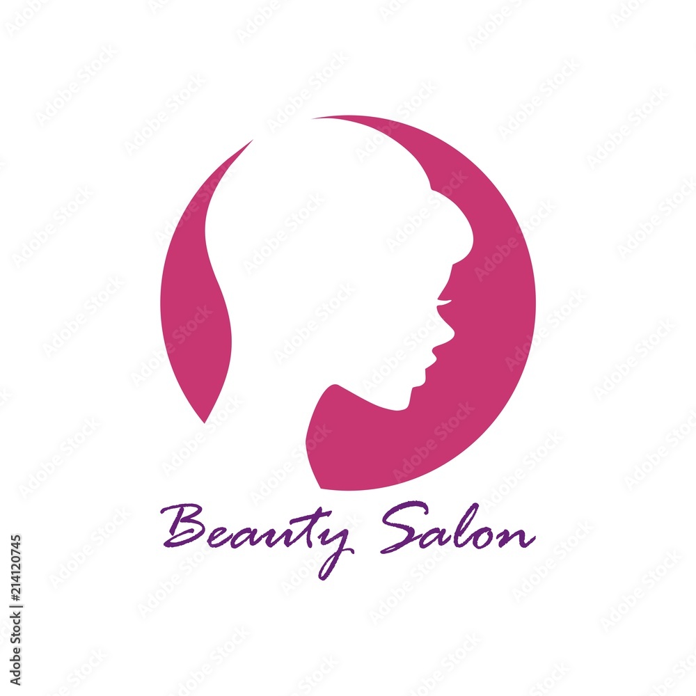 Vector logo design template for beauty salon Vector logo design template for beauty salon