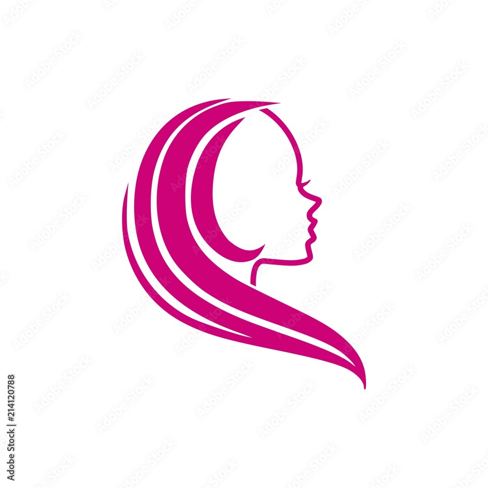 Vector logo design template for beauty salon Vector logo design template for beauty salon