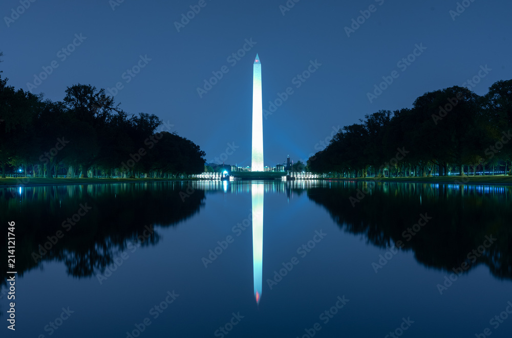 Washington Monument - Pool of Reflection