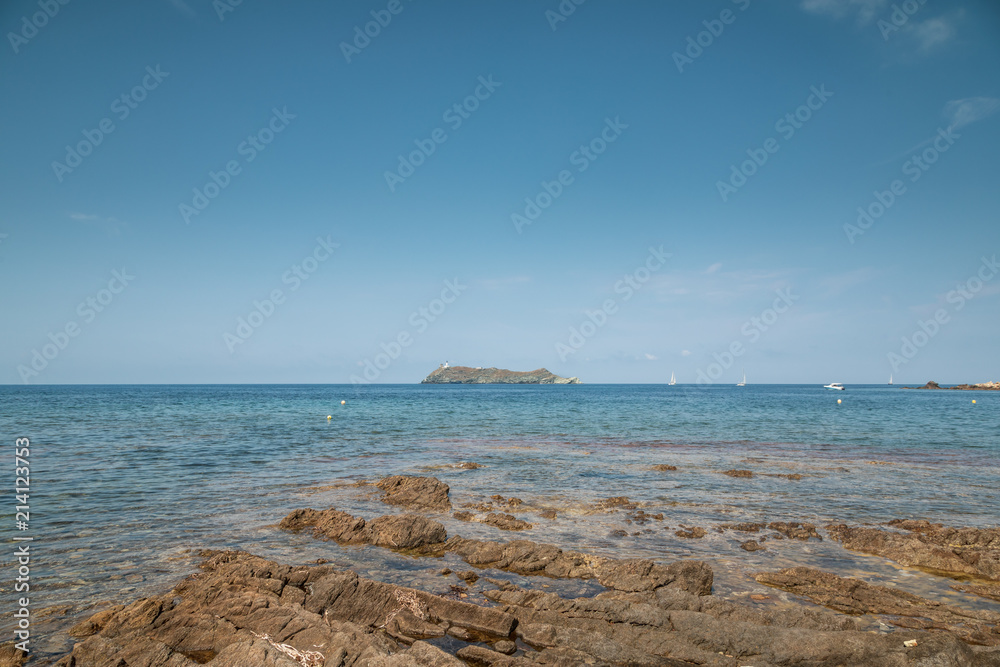Island of Giraglia on northern tip of Corsica