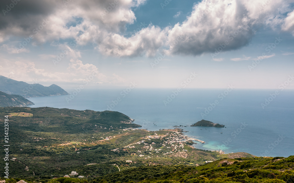View over Port of Centuri on Cap Corse in Corsica View over Port of Centuri on Cap Corse in Corsica