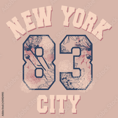 Vector t-shirt design for New York City