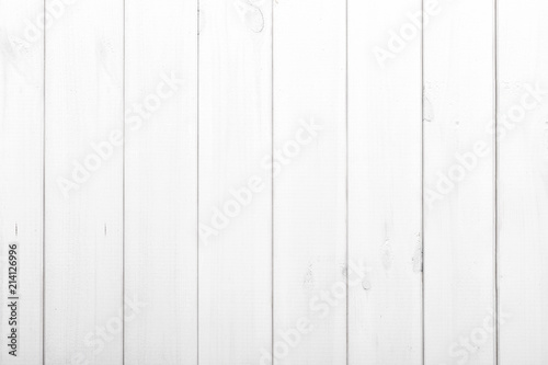 White empty wooden boards from top view