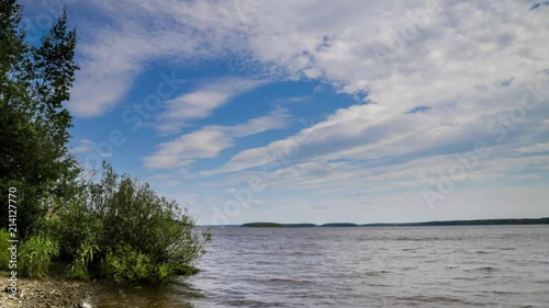 Time Lapse Clouds and River