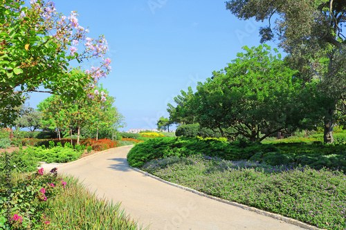 Fototapeta Naklejka Na Ścianę i Meble -  Park Ramat Hanadiv, Memorial Gardens of Baron Edmond de Rothschild, Zichron Yaakov, Israel