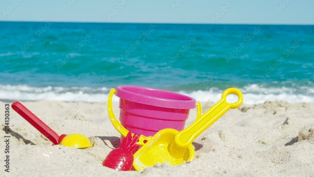 Toys on the beach. Toys for sand on the beach. Toys on the beach. Toys for sand on the beach.