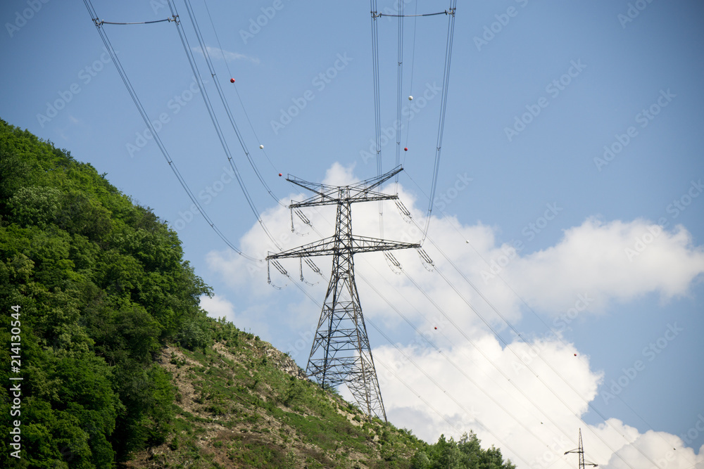Electricity pylon. Slovakia 