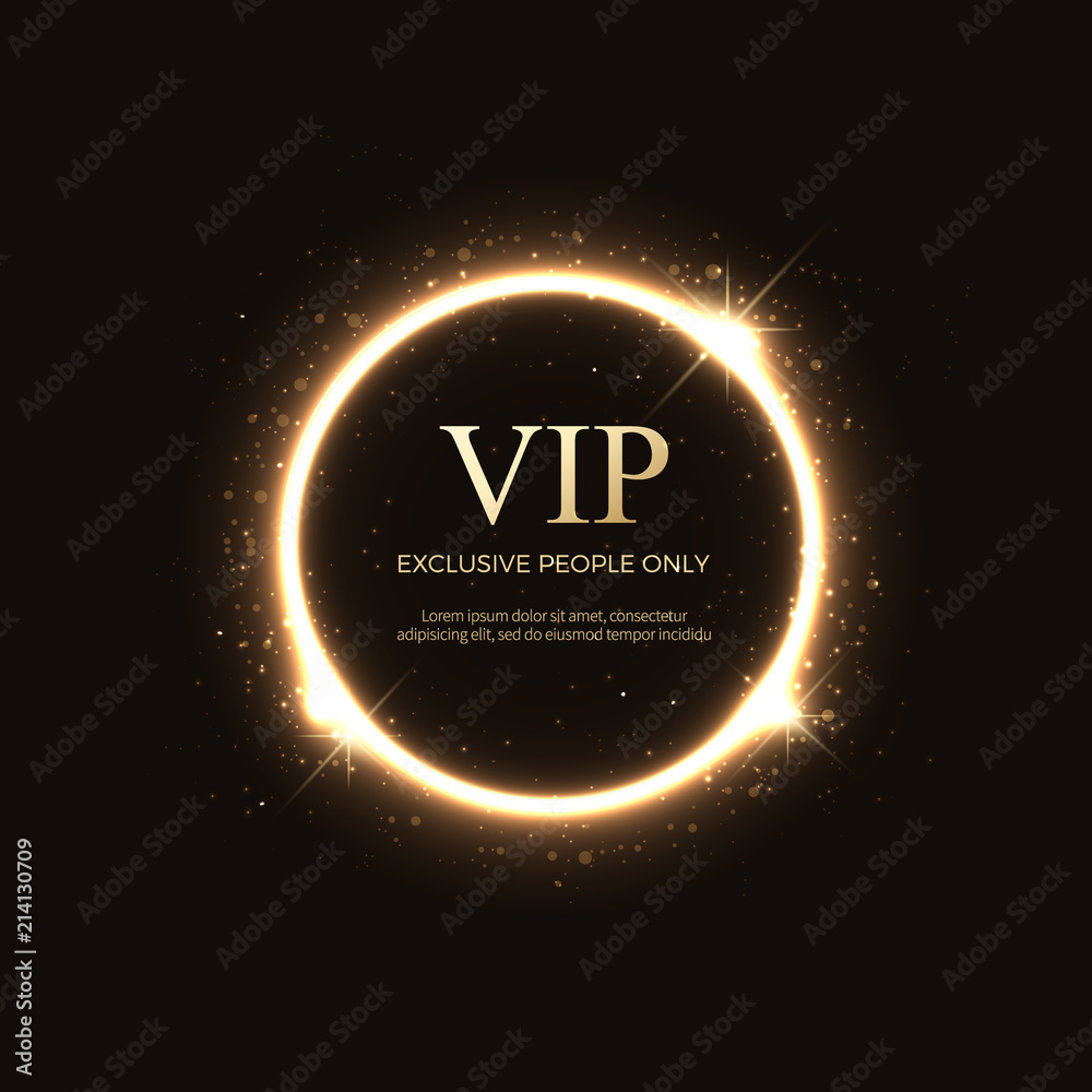Luxury vip labels and objects