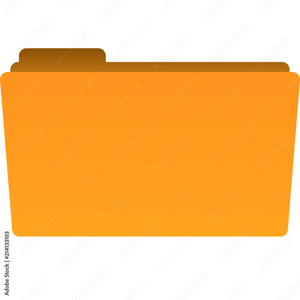 Flat Folder Icon Flat Folder Icon