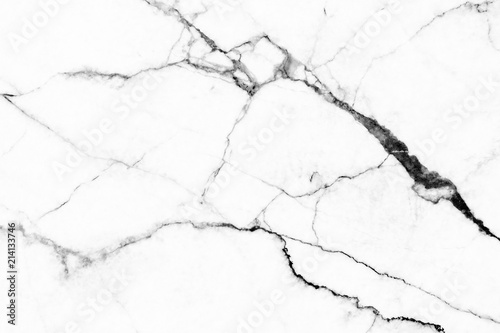 White marble texture with natural pattern for background or design art work.