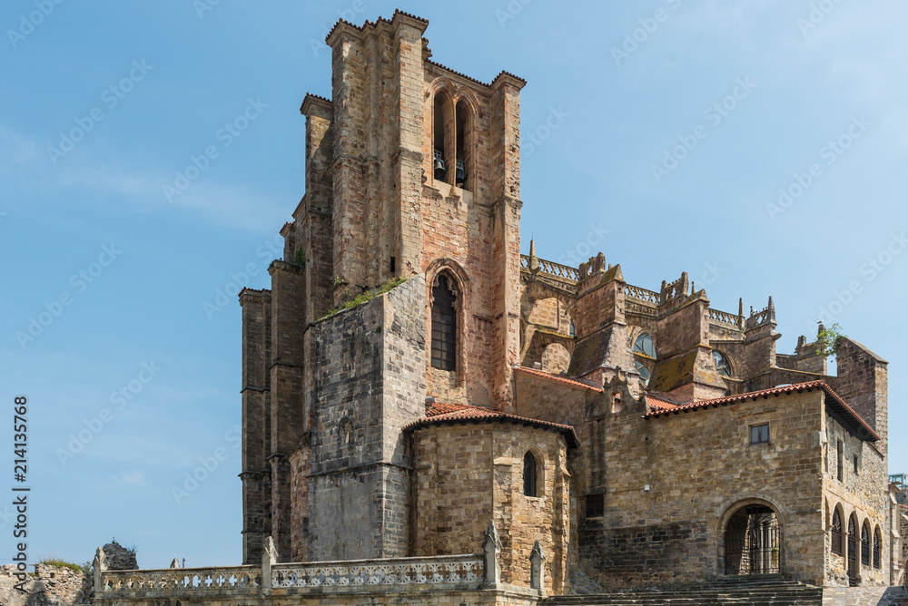 Church of St. Mary of the Assumption, Castro Urdiales, Cantabria, Spain.