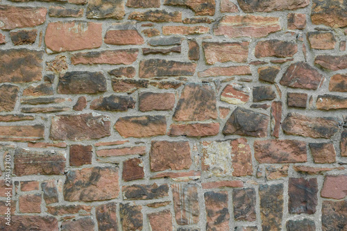Riesige Wand aus großen massiven Steinen Hintergrund Textur 