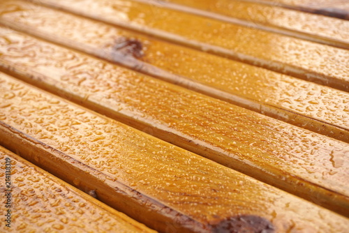 Wet Wooden Planks