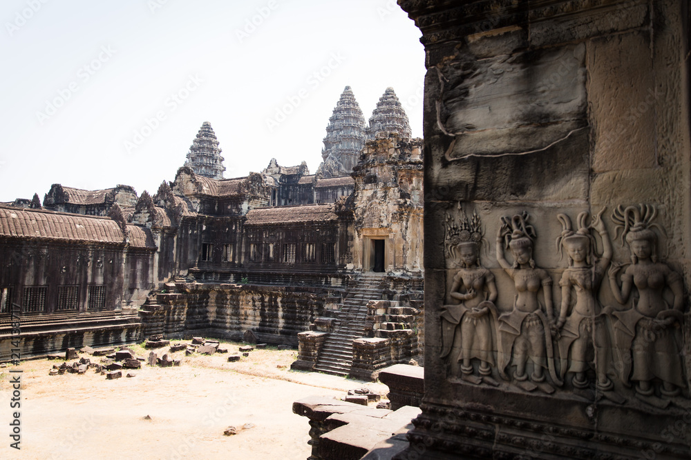 Naklejka premium Angkor Wat Cambodia Ancient temple