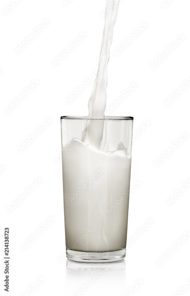 Pouring Milk in Glass Pouring Milk in Glass