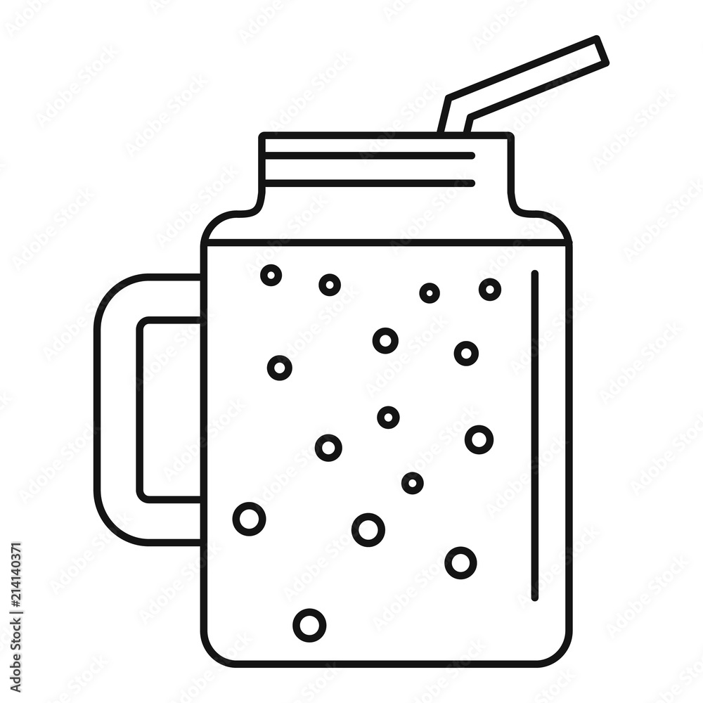 Peach smoothie icon. Outline peach smoothie vector icon for web design isolated on white background Peach smoothie icon. Outline peach smoothie vector icon for web design isolated on white background