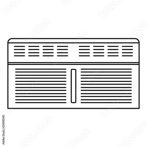 Supermarket conditioner icon. Outline supermarket conditioner vector icon for web design isolated on white background
