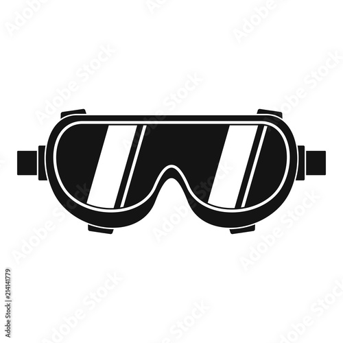 Welding worker glasses icon. Simple illustration of welding worker glasses vector icon for web design isolated on white background