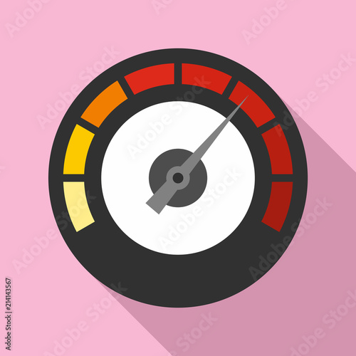 Dashboard icon. Flat illustration of dashboard vector icon for web design