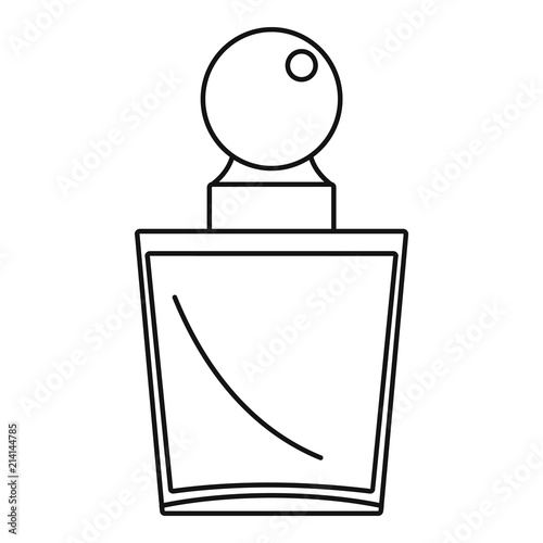 Fashion perfume icon. Outline fashion perfume vector icon for web design isolated on white background
