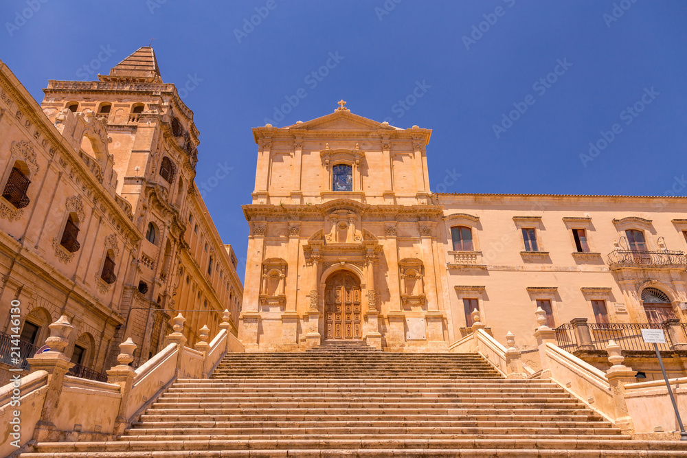 NOTO, ITALY - San Francesco D'Assisi church