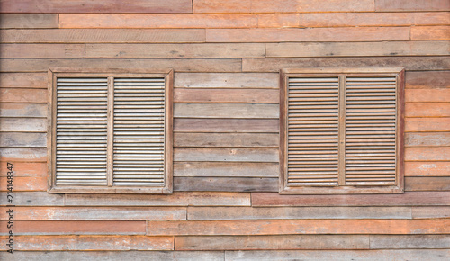 Thai Double Wooden  Shutter Windows