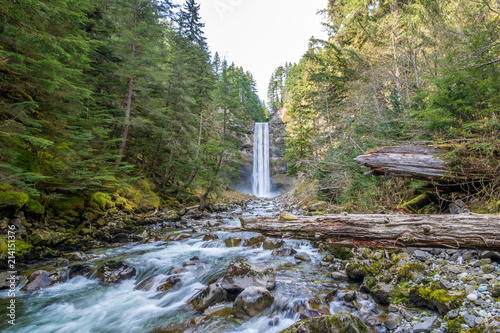 Brandywine waterfall in Brandywine Falls Provincial Park, British Columbia, Canada photo