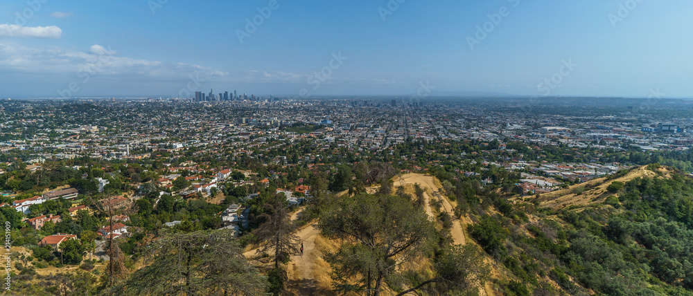 Los Angeles Panorama from Hollywood Hills, Griffith Observatory