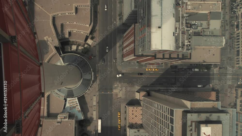 Timelapse Overlook of downtown street from Tower, Calgary, Alberta, Canada - Different angle, Sunny Timelapse Overlook of downtown street from Tower, Calgary, Alberta, Canada - Different angle, Sunny