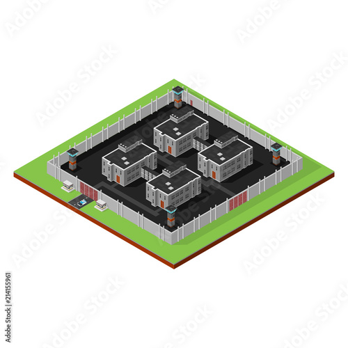 Isometric Prison Building

A vector illustration of a modern jail or penitentiary justice punishment concept.