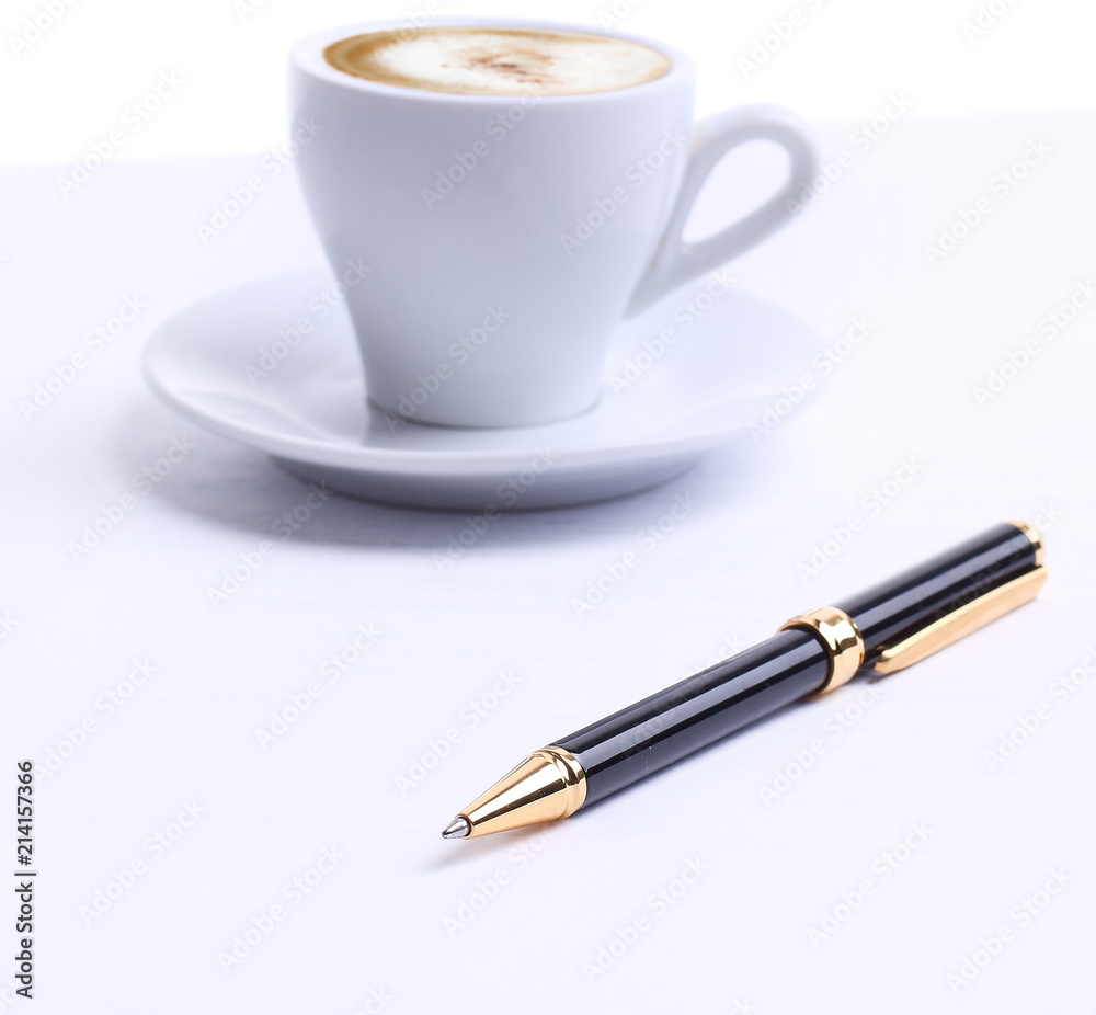 workplace of the businessman. the business concept. workplace of the businessman. the business concept.