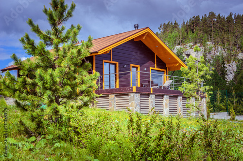 House in the forest. Cottag...