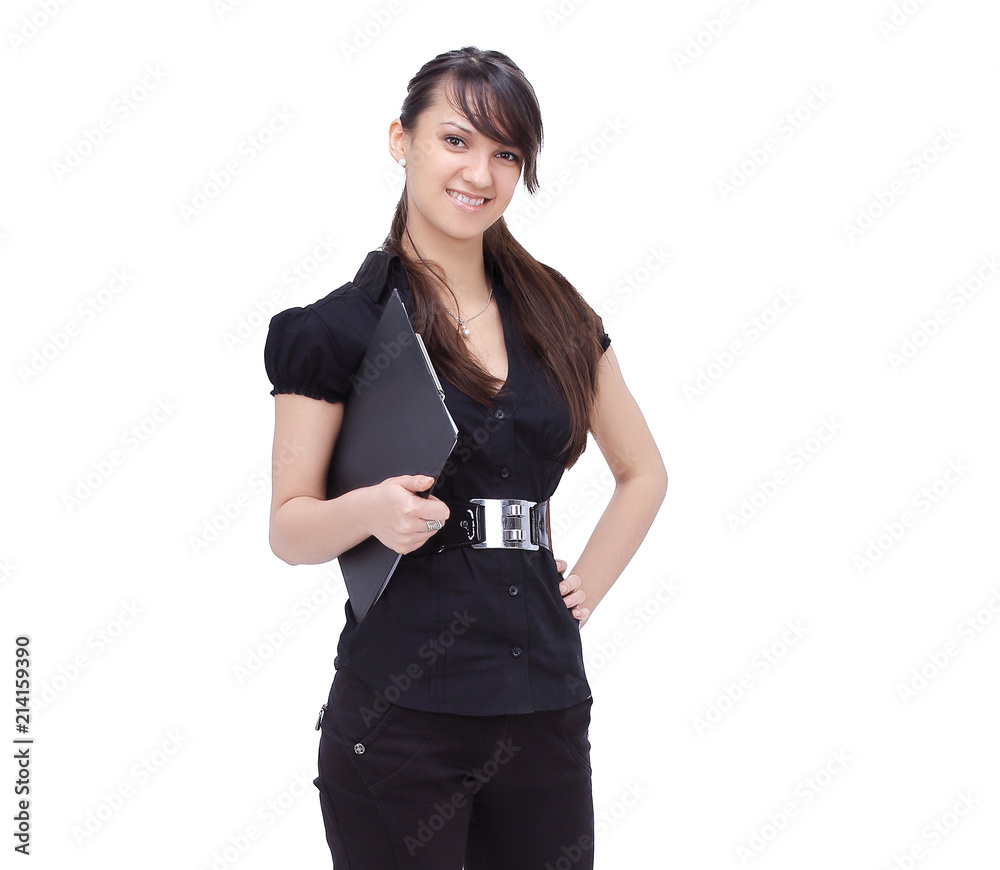 modern business women with documents.isolated on white. modern business women with documents.isolated on white.