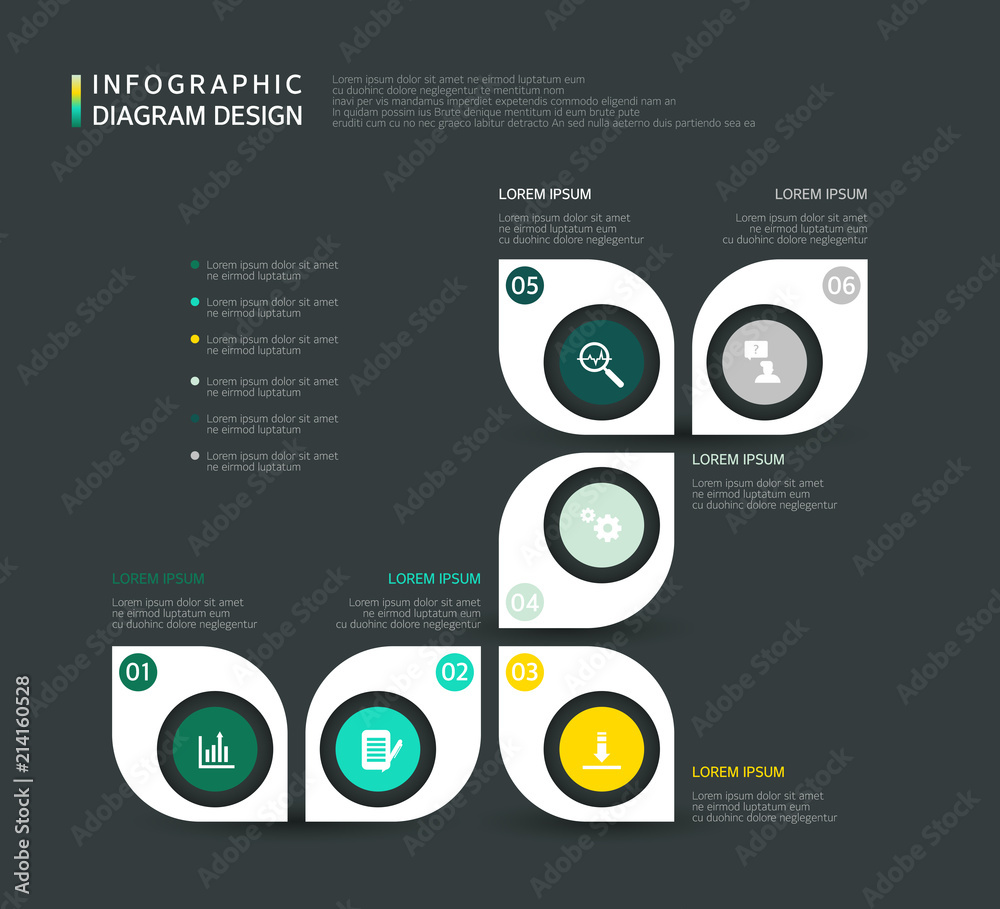Infographic diagram Design illustration