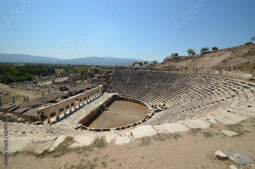 Aphrodisias ancient greek city tyrkey caria ruins amphitheater