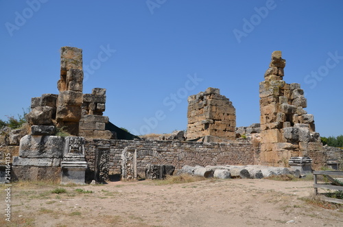 Aphrodisias ancient greek city tyrkey caria ruins stones marble summer