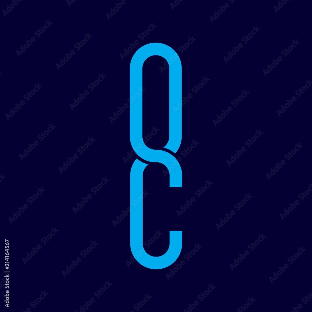 o C Letter initial Logo vector element. Eight Logo Template o C Letter initial Logo vector element. Eight Logo Template