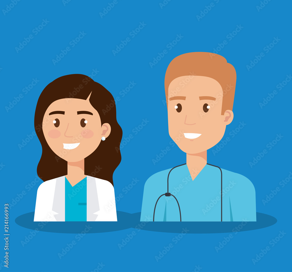 healthcare medical staff characters vector illustration design healthcare medical staff characters vector illustration design