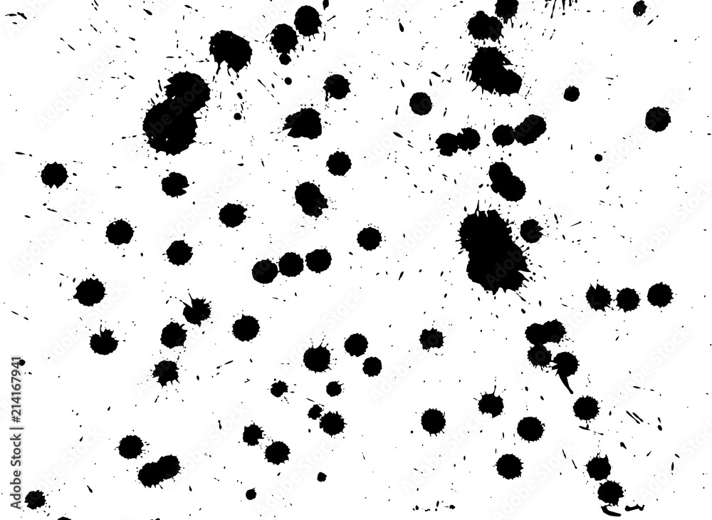 Handdrawn grunge texture. Abstract ink drops background. Black and white grunge illustration. Vector watercolor artwork pattern. Handdrawn grunge texture. Abstract ink drops background. Black and white grunge illustration. Vector watercolor artwork pattern.