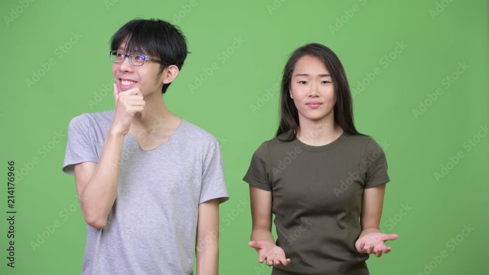 Young Asian couple together Young Asian couple together