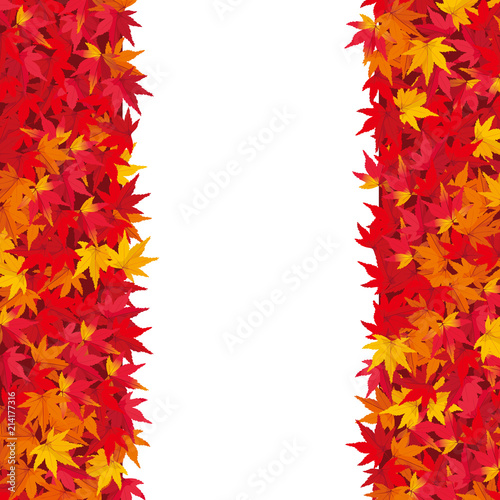 紅葉　背景イラスト