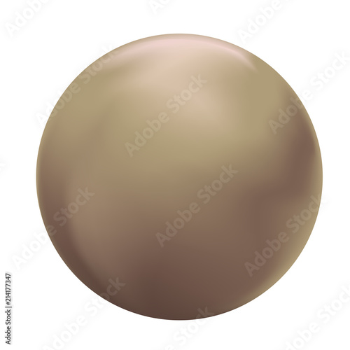 brown pearl illustration