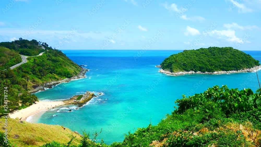 View Of Sea View Windmill Viewpoint  At Phuket, Thailand On June 23, 2018