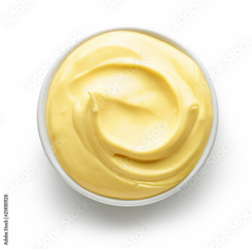 Foto bowl of mayonnaise