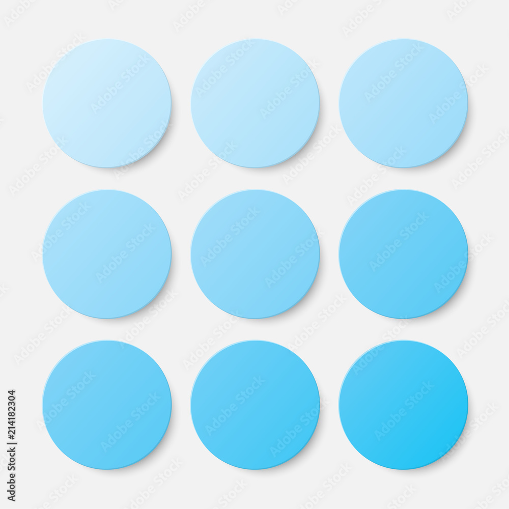 Nine Blue Circles Button. Circle Banner. Nine Blue Circles Button. Circle Banner.