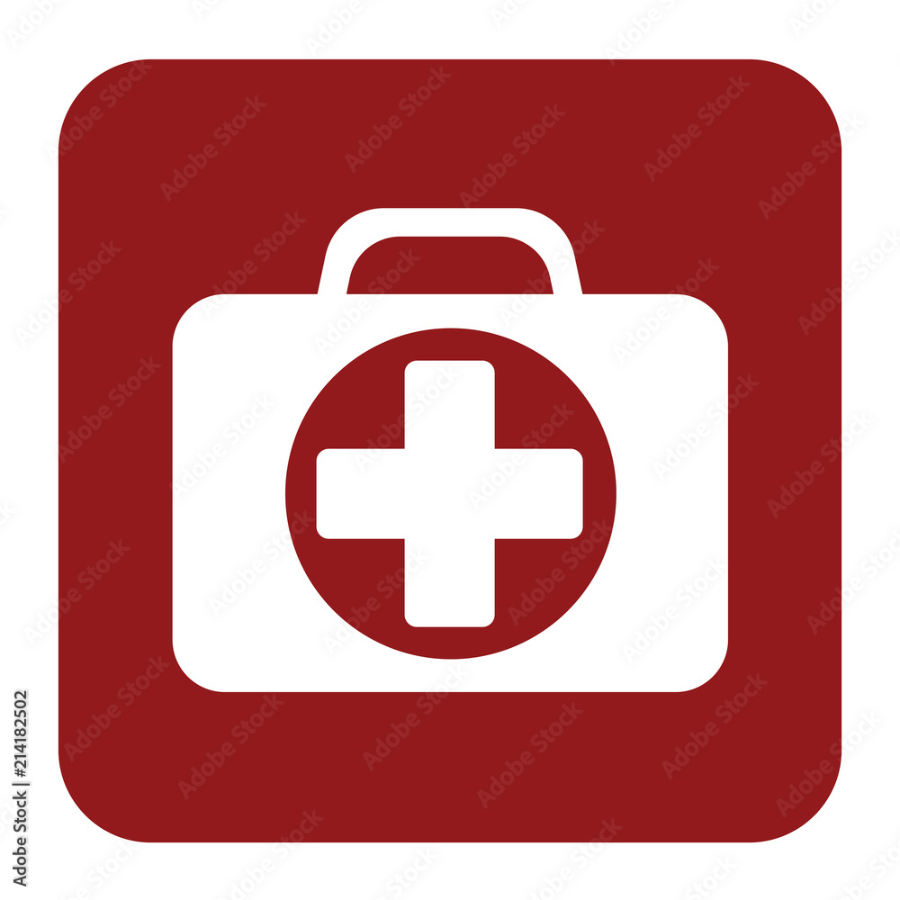 First Aid Kit Symbol and Medical Services Icon First Aid Kit Symbol and Medical Services Icon