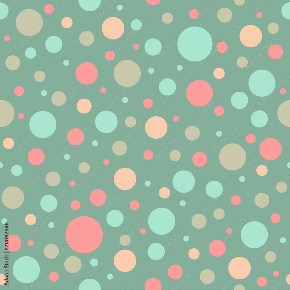 Seamless abstract pattern of circles of different bright colors. Kaleidoscope background. Seamless abstract pattern of circles of different bright colors. Kaleidoscope background.