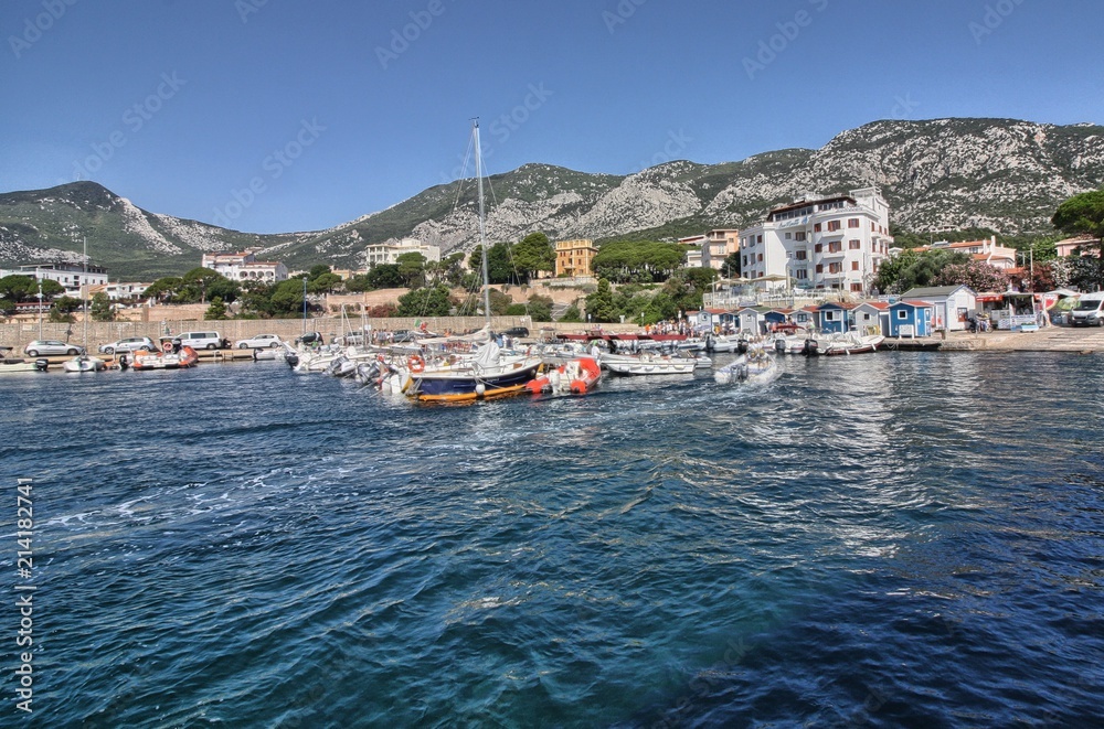 Porto di Cala Gonone, Sardegna Stock Photo | Adobe Stock